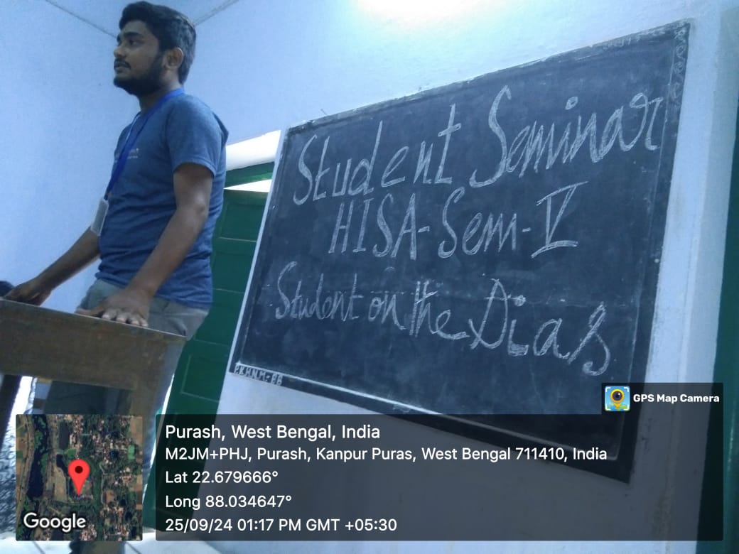 Student Seminar by Department of History